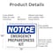 Signmission Emergency Preparedness Kit, 14 in W x Rectangle, Aluminum OS-2PACK-NS-A-1014-L-11883 - alternate 7